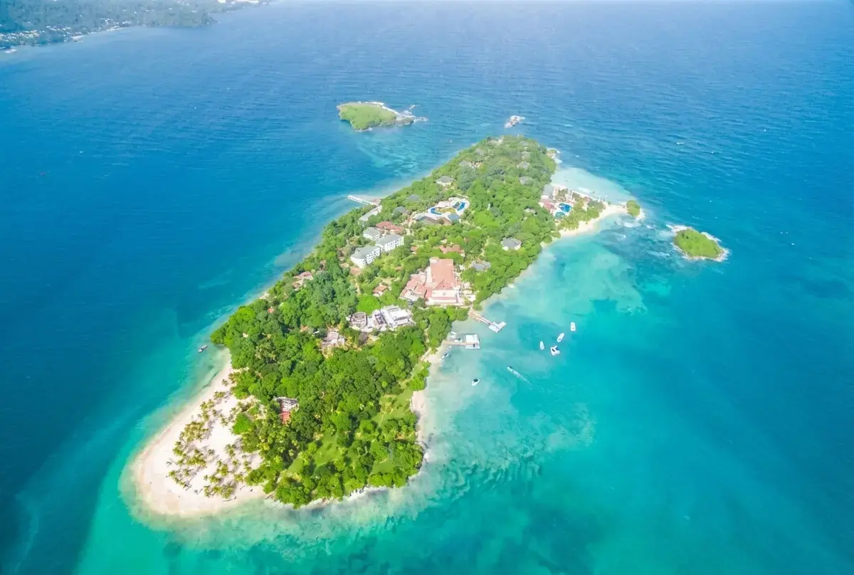 Bacardi Island Aerial View